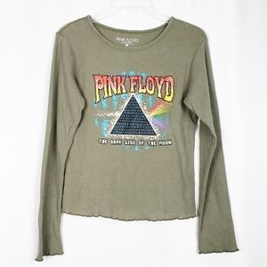 PINK FLOYD graphic band tee long sleeve thermal